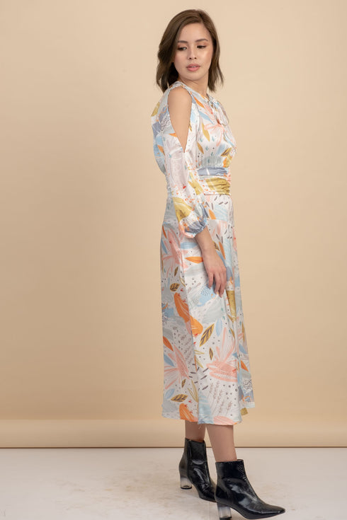 Jessie Silk Printed Dress